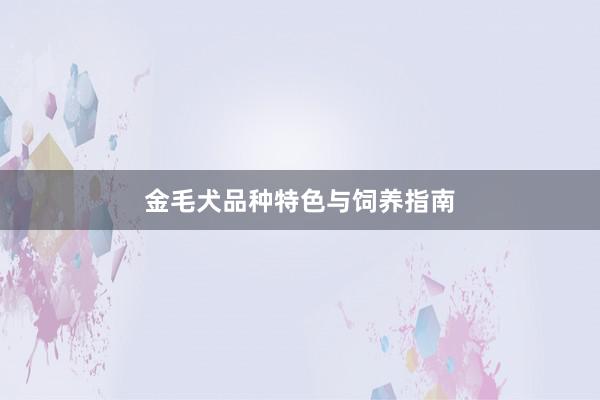 金毛犬品种特色与饲养指南